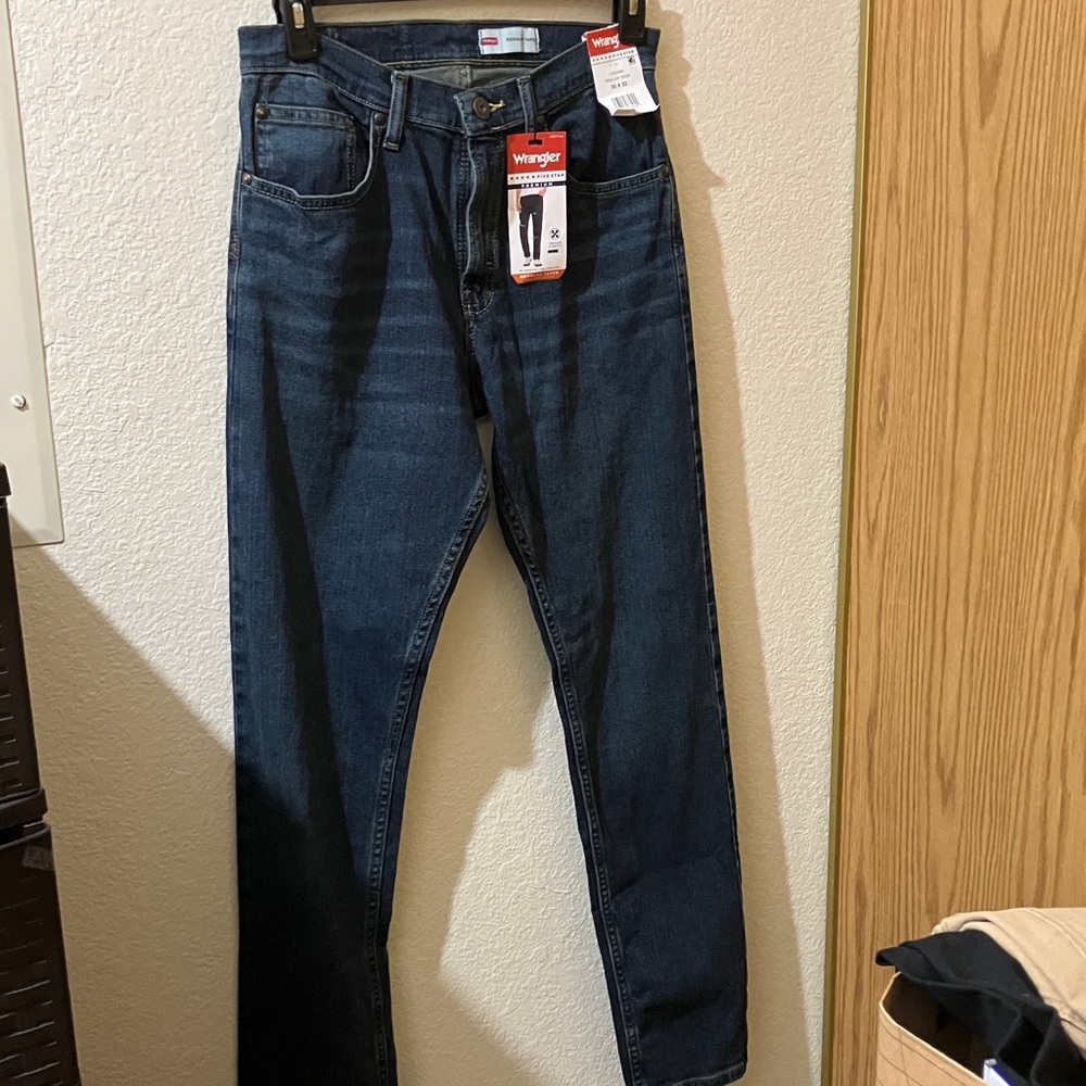 Wrangler Indigo Straight Leg Jeans